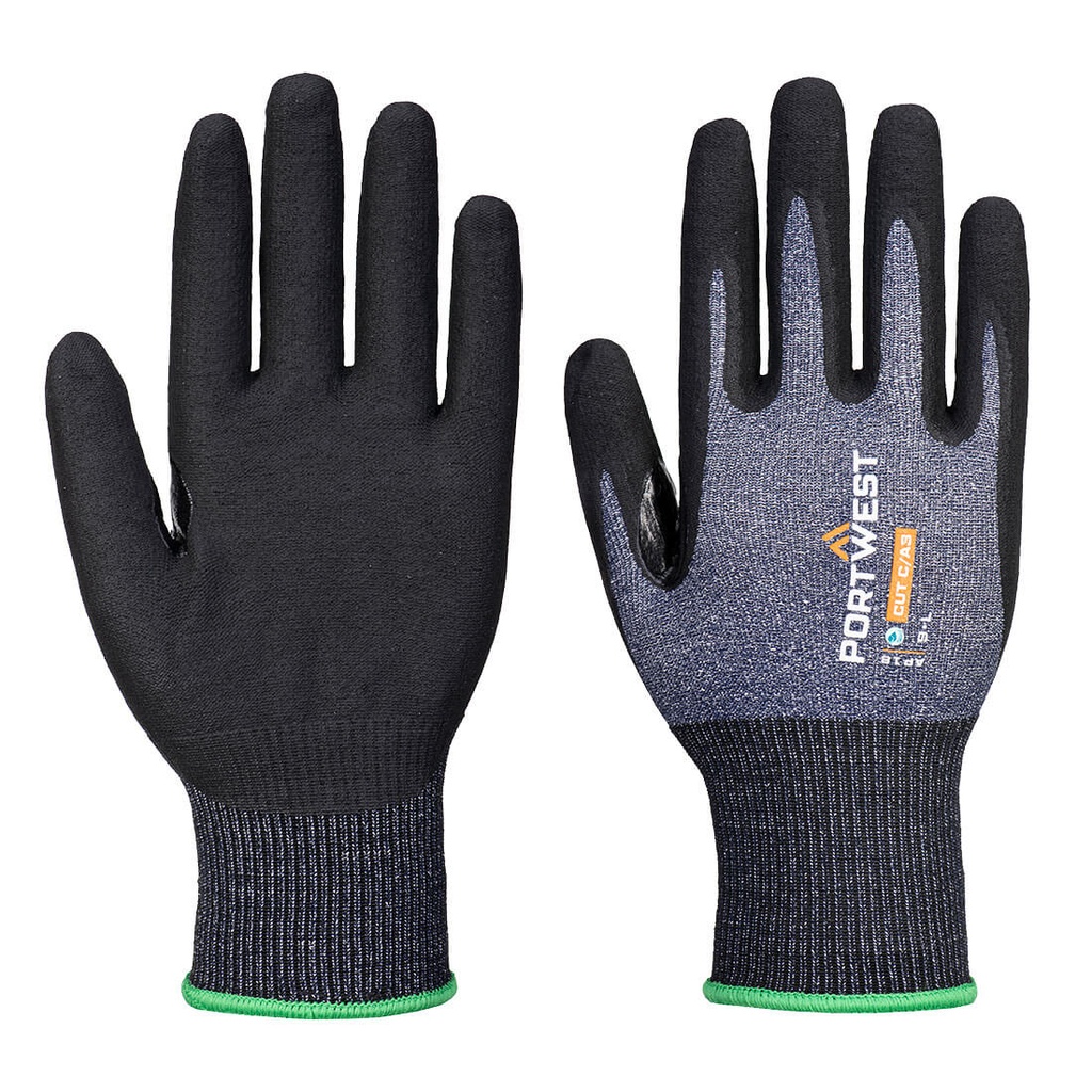 Gants SG Grip15 Eco Nitrile (Pack de 12) Bleu/Noir