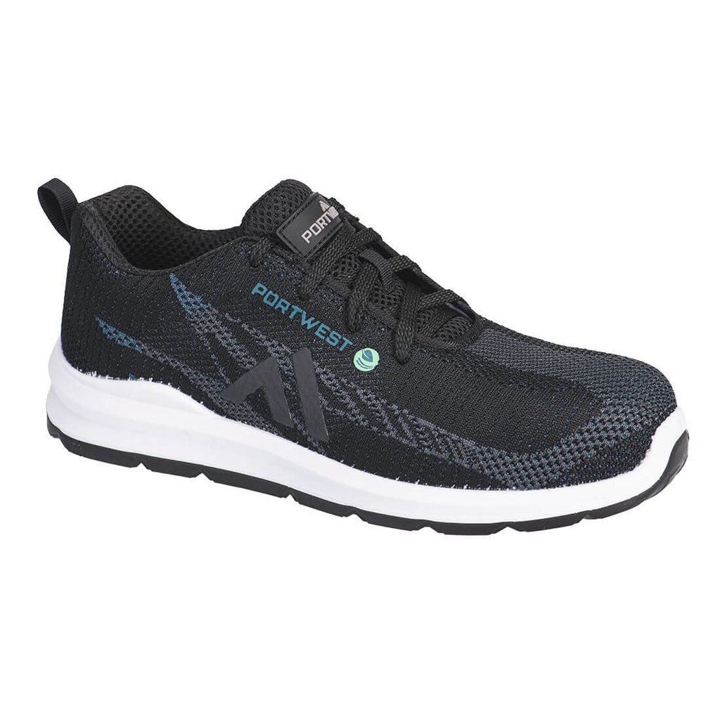 Basket Eco Fly Composite S1PS SR FO Noir/Bleu - FC06