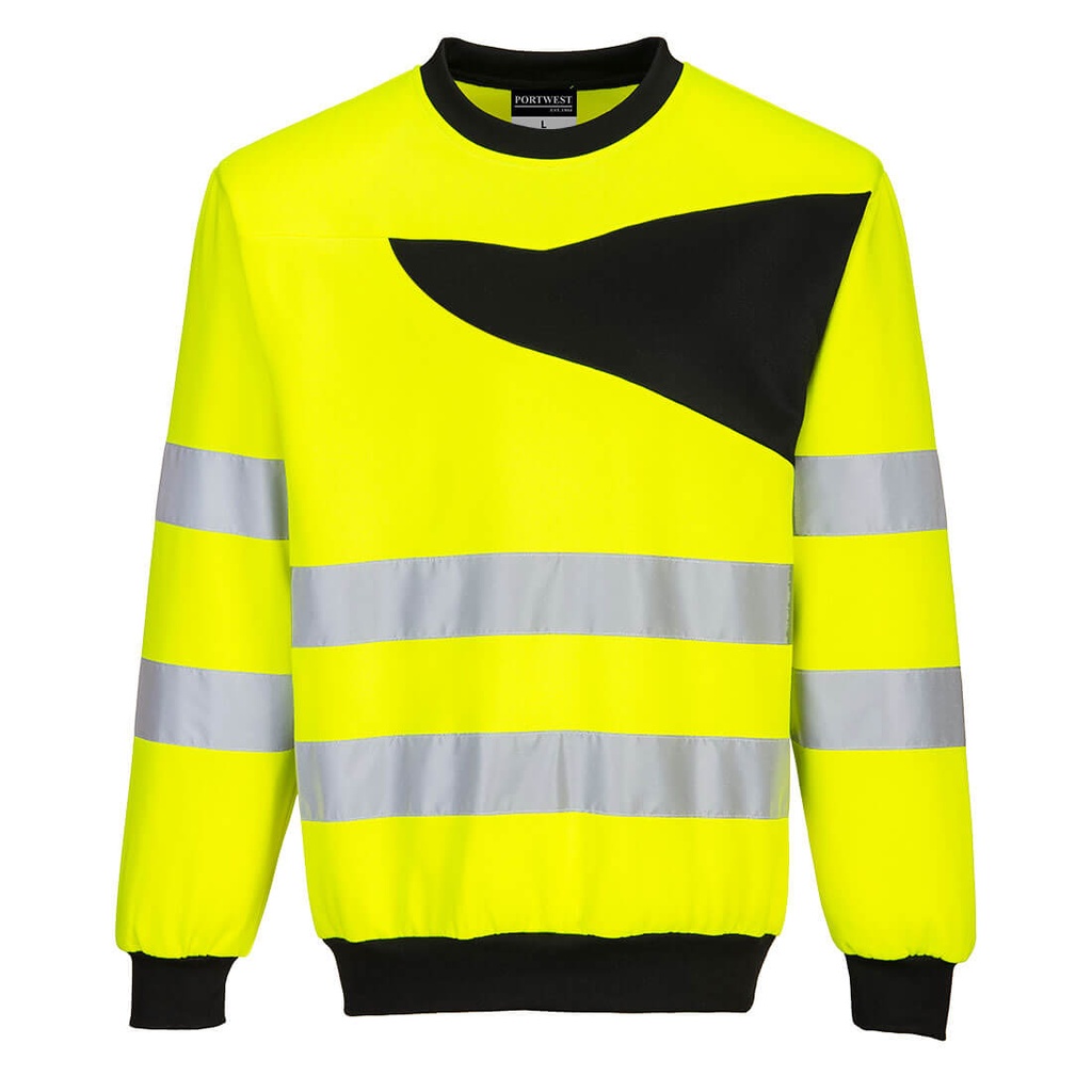 Sweat-shirt haute-visibilité à col rond