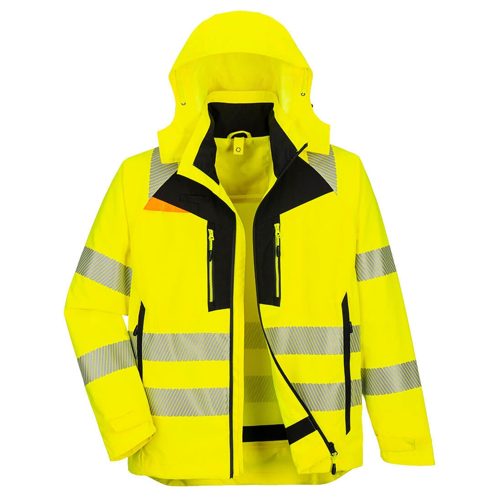 Parka 4 en 1 Haute visibilité 
