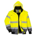 Blouson Bomber 3-en-1 Haute Visibilité Bicolore - C465
