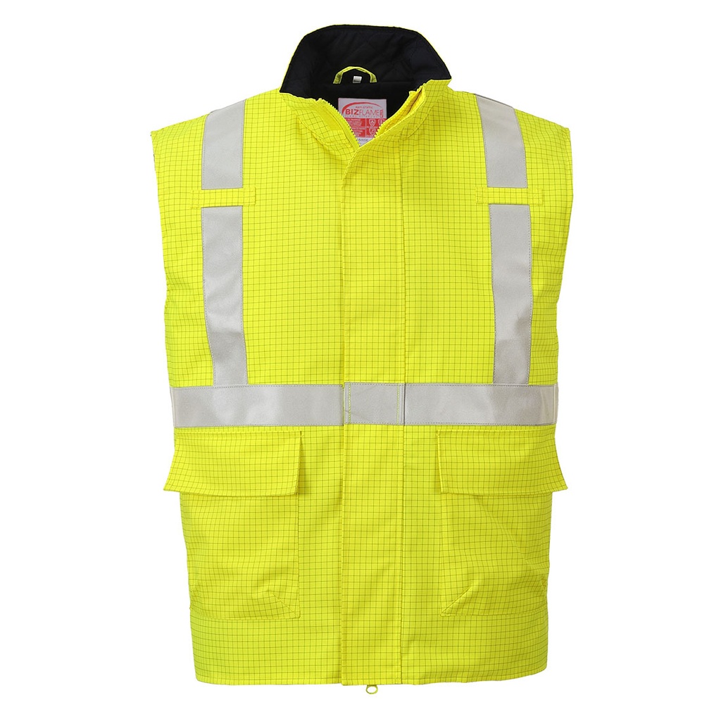 Bodywarmer Hi-Vis Bizflame antistatique et FR - S776