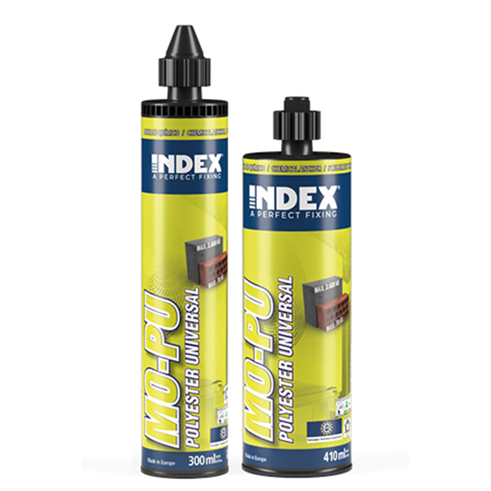 Fixations chimiques MO-PU. Polyester universel. Homologuée ATE Opt.7