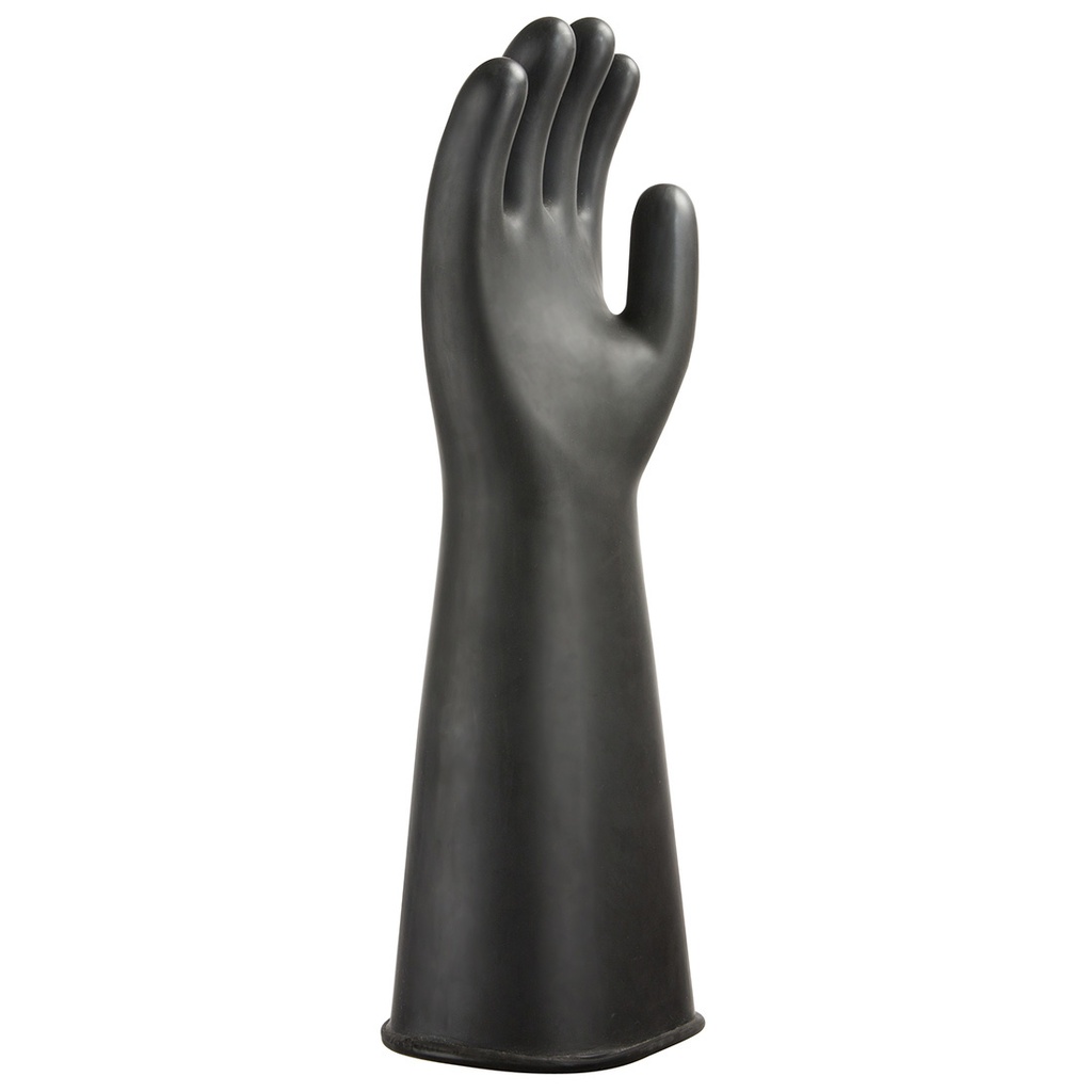 Gant caoutchouc latex lourd noir