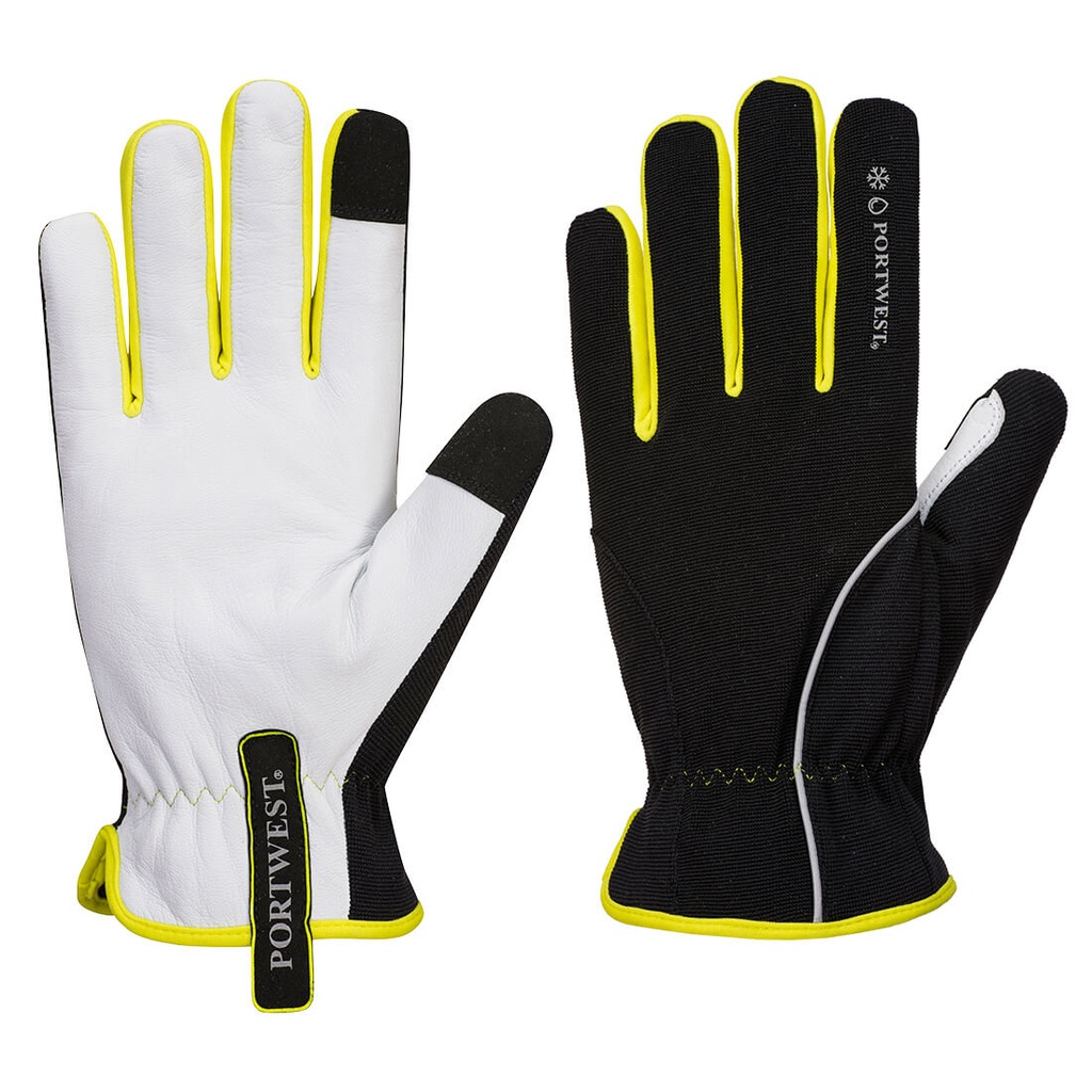 Gant d'hiver - PW3 - Noir/jaune