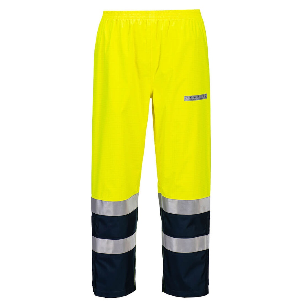Pantalon de pluie - Haute visibilité - Résistant à la flamme 