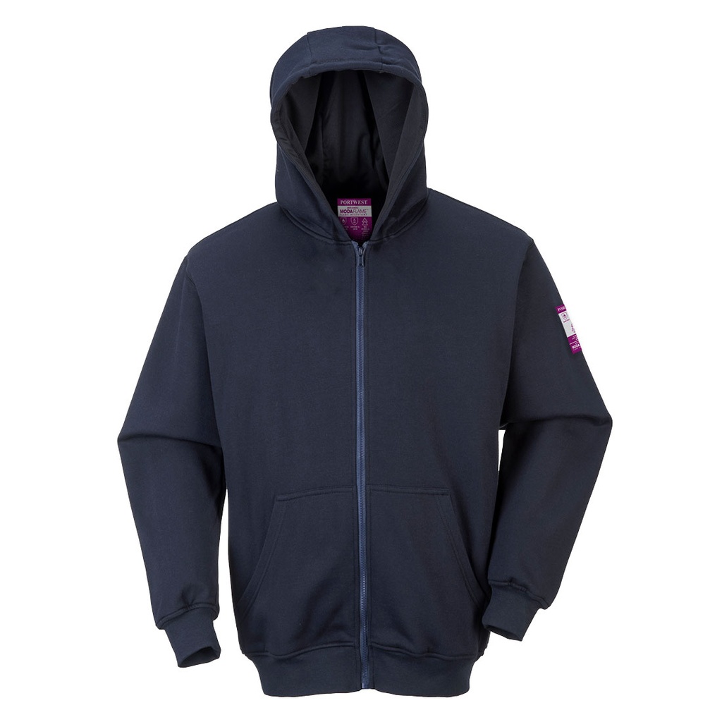 Sweatshirt zippé à capuche 