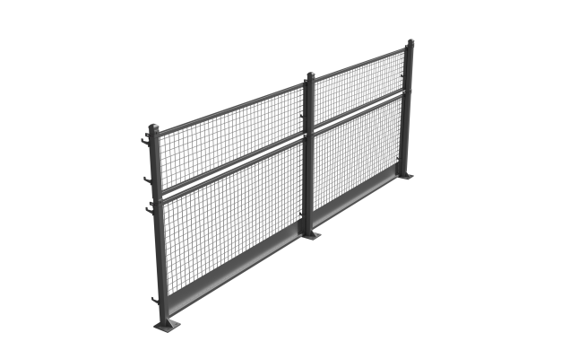 Garde-corps chantier grillagé Adaptapanel - Protection collective