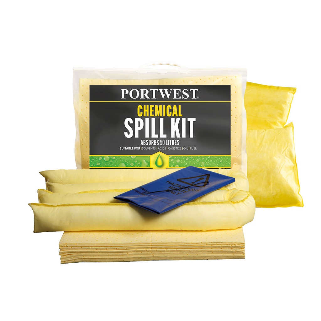 Kit absorbant produits chimiques
Jaune