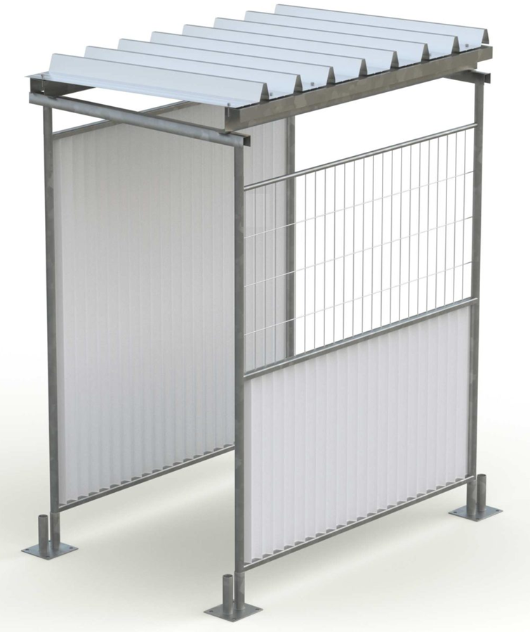 Passage couvert pour chantier temporaire