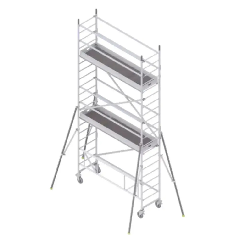 Echafaudage roulant aluminium Prolight - spécial escalier