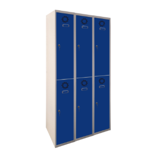 Vestiaire multi-cases 2 niveaux