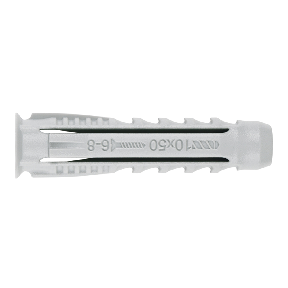 Cheville nylon quadruple expansion pour tout type de materiaux. Cheville 