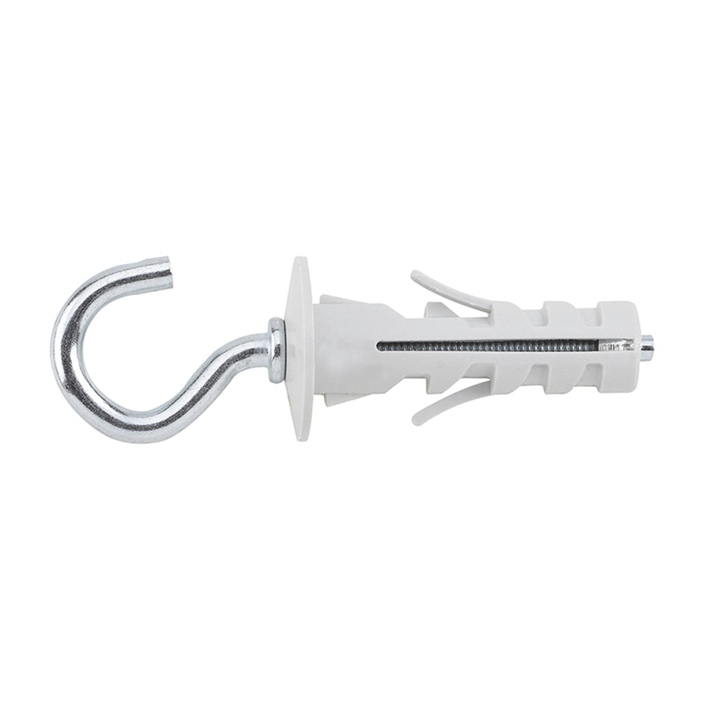 Cheville nylon pour briques creuses et matériaux pleins. Crochet normal