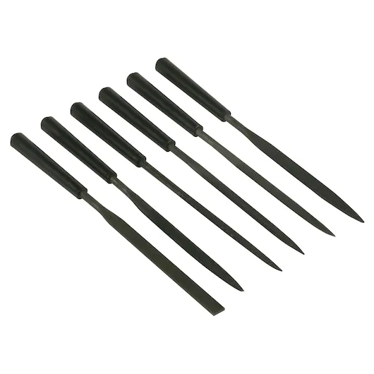 Lime aiguilles 160mm - Jeu de 6 pcs Stanley