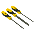 Limes batardes 150mm - Jeu de 3 pièces Stanley