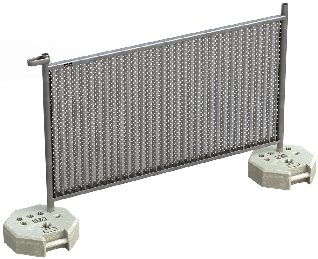 Barrière mobile ville de paris H1000mm