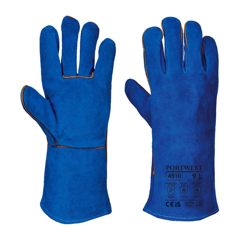 Gant soudeur Bleu 