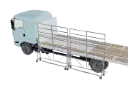 Garde-corps temporaires camion - Panneaux de 3,33m x H4m (rabattable à H2,7m)