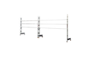 Garde-corps temporaires camion - Panneaux de 3.33m x H4m (rabattable à H2.5m)