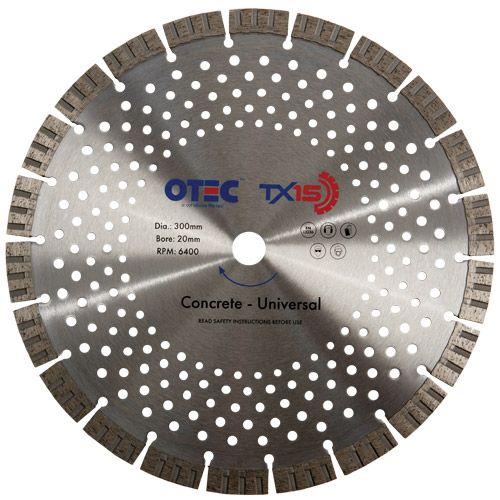 Disque diamant pour la découpe du béton - TX15 300mm
