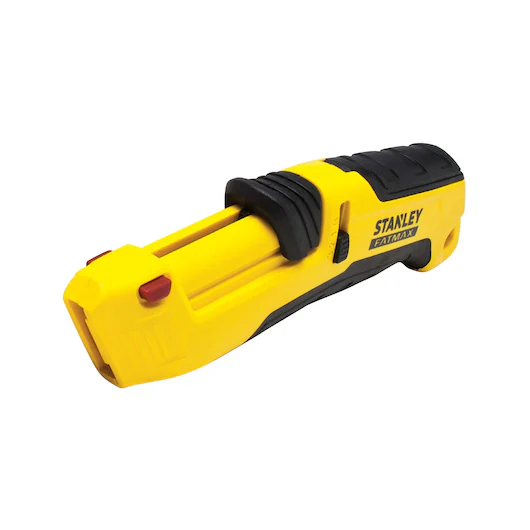 Cutter de sécurité bi-matière à lame auto-rétractable Stanley Fatmax