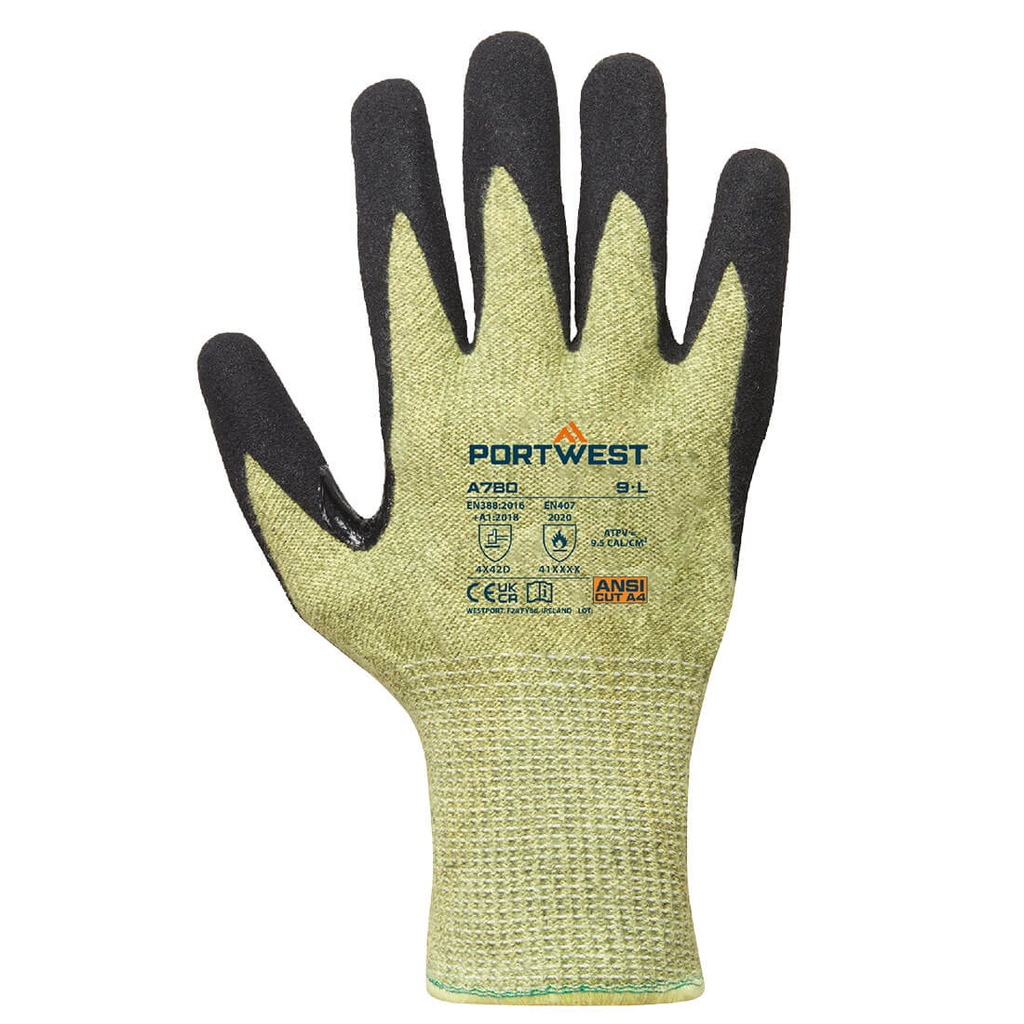 Gant Arc Grip Coupure D Vert/Noir