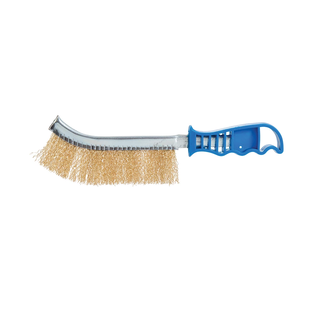 Brosse métallique laitonné