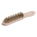 Brosse métallique laitonnée