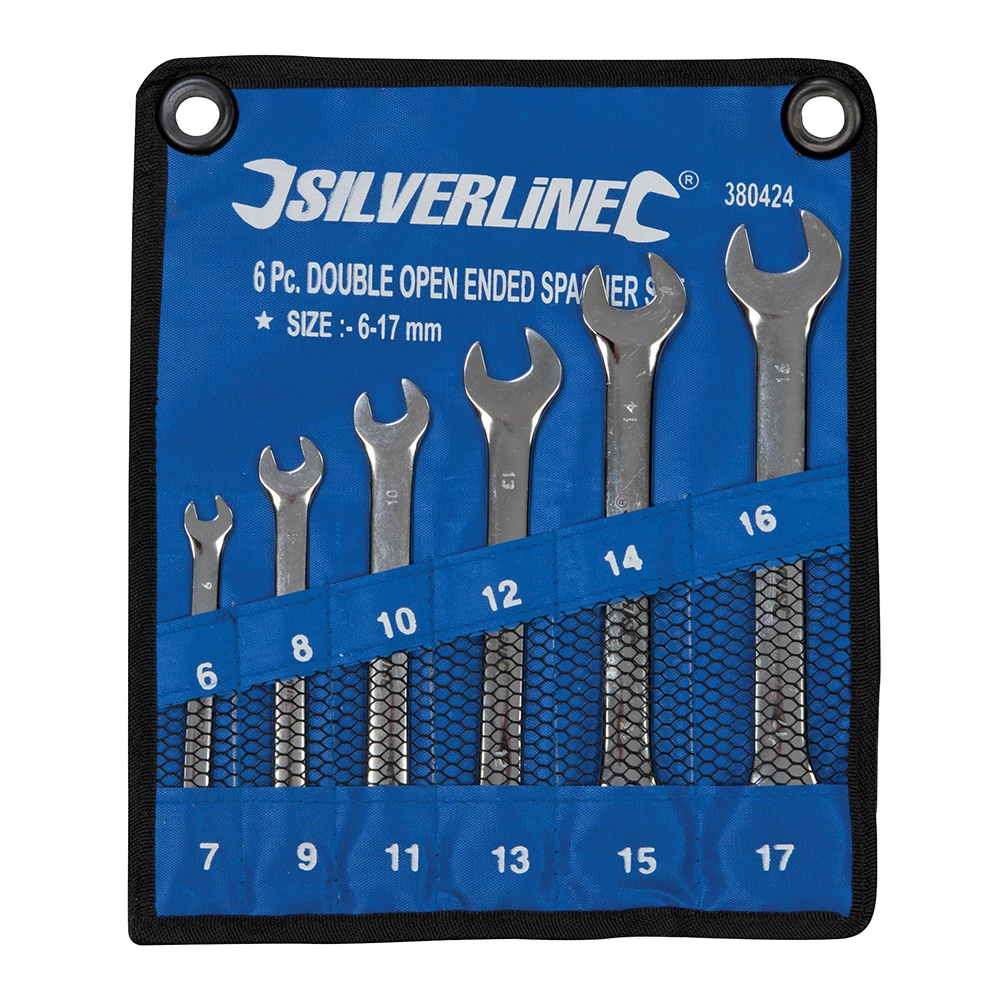 Clés à fourche doubles, 6 pcs