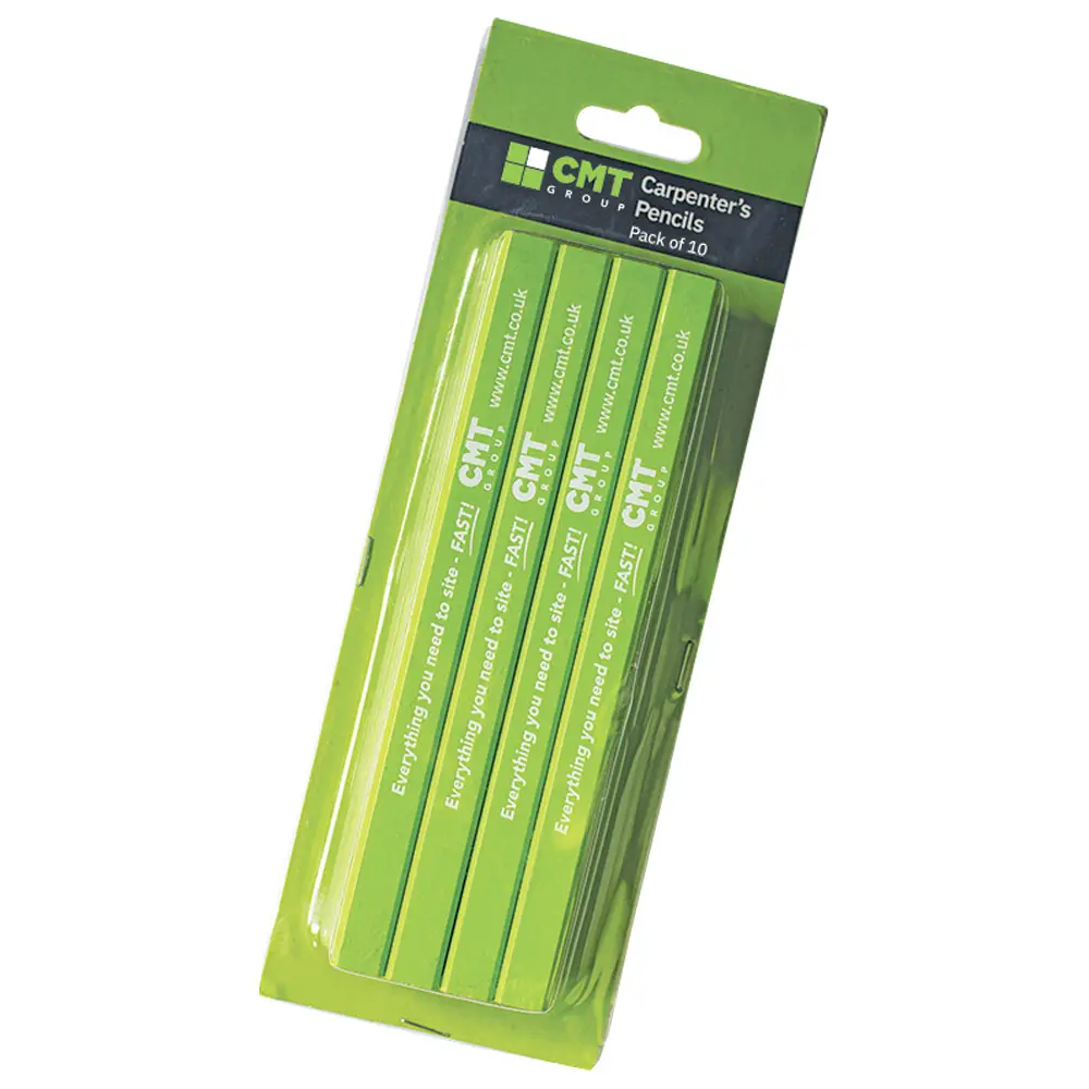 Crayon de chantier CMT carpenter's - pack de 10 pièces