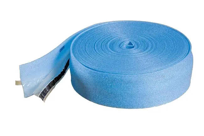 Bande périphérique bleue, 0,15 x 25 m, Ep. 8 mm