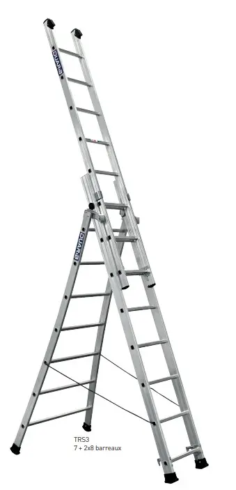 Échelle transformable 3 plans