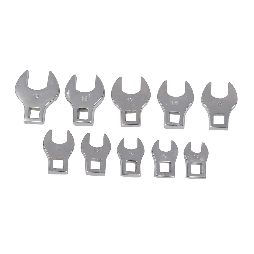 Têtes de clés à fourche, 10 pcs