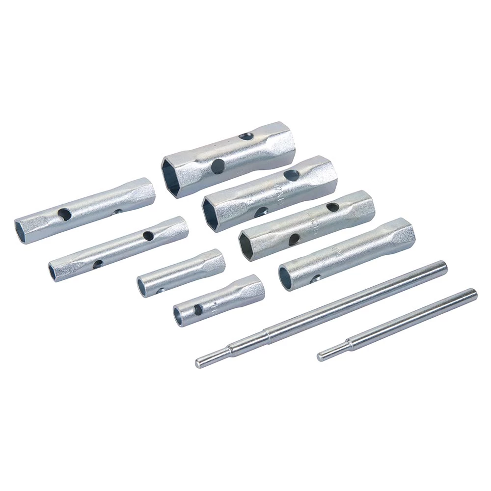 Clés tubulaires doubles, métrique, 8 pcs