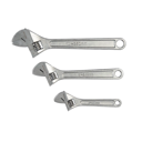 Clés à molette, 3 pcs