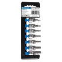 Embouts hexagonaux, 3/8", 7 pcs