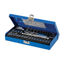 Clés et douilles métriques, 1/4", 38 pcs