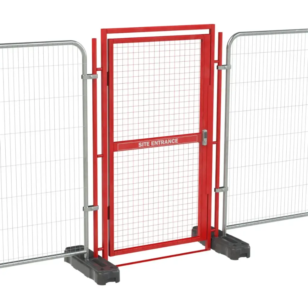 Portillon piétonnier sécurisé avec serrure digitale intégrée - Securasite®