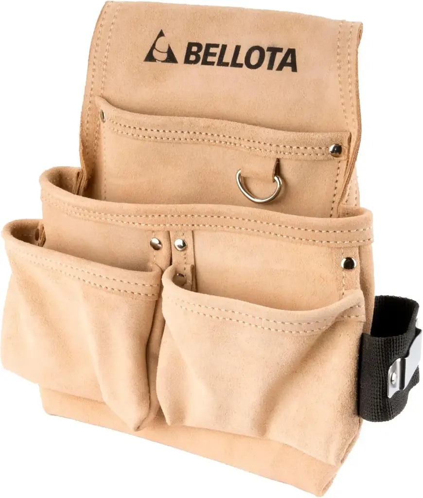 Porte- outils cuir 4 poches