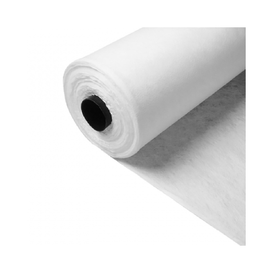 Membrane géotextile non tissée 100 g/m² blanc 4,5 m x 100 m