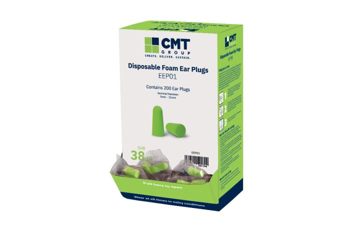 Bouchons d'oreilles jetables en mousse - Boîte de 200