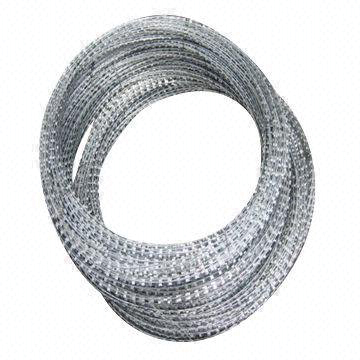 Fil barbelé Concertina galvanisé rasoir