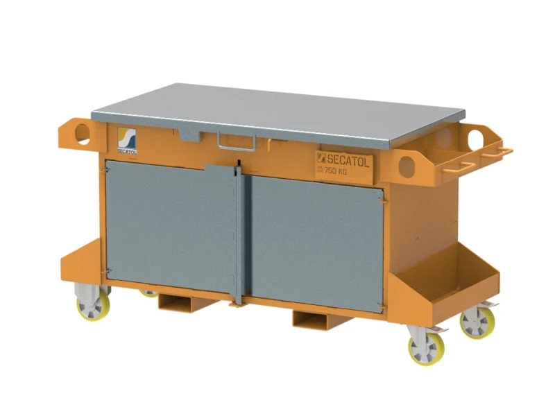 Coffre de rangement pour chantier spécial bancheur SECABANCHE