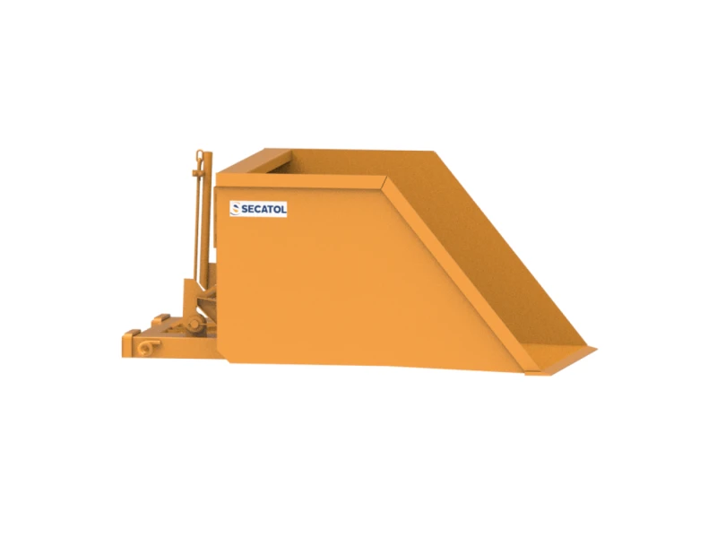 Pelle basculante de reprise au tas