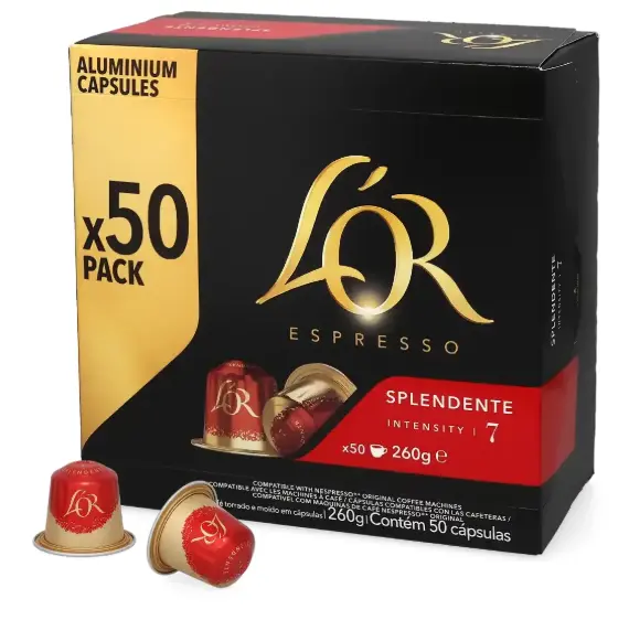 Café L'OR Splendente - 50 capsules