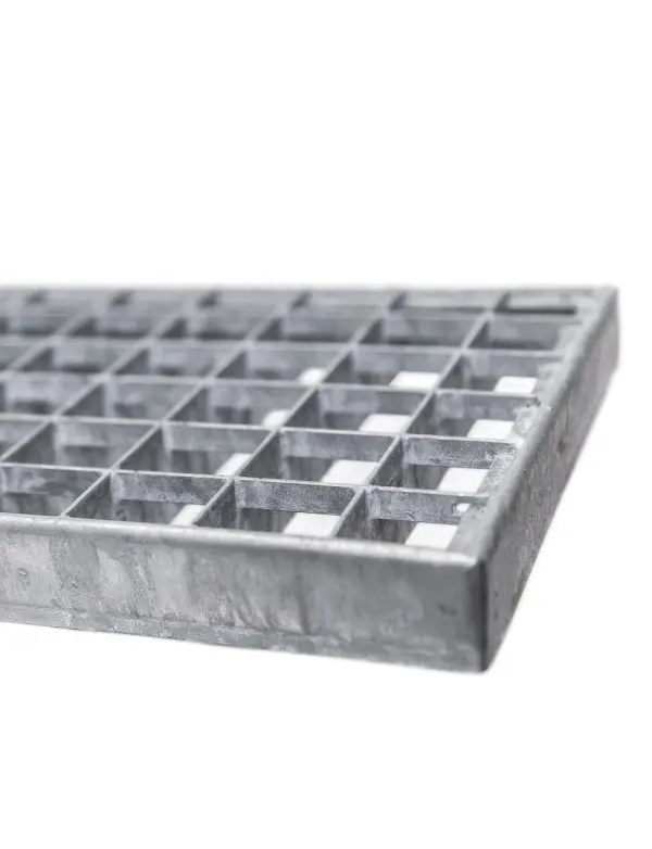 Caillebotis acier galvanisé maille 30 x 30mm
