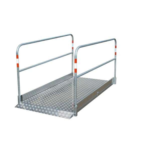 Passerelles en aluminium et acier
