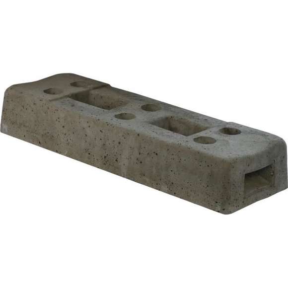 Socle pour clôture mobile