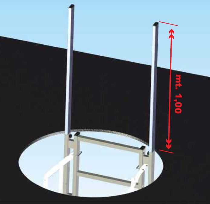 Crosse aluminium H1m